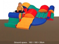 Toddler Soft Play Corner and Colorful Foam Blocks